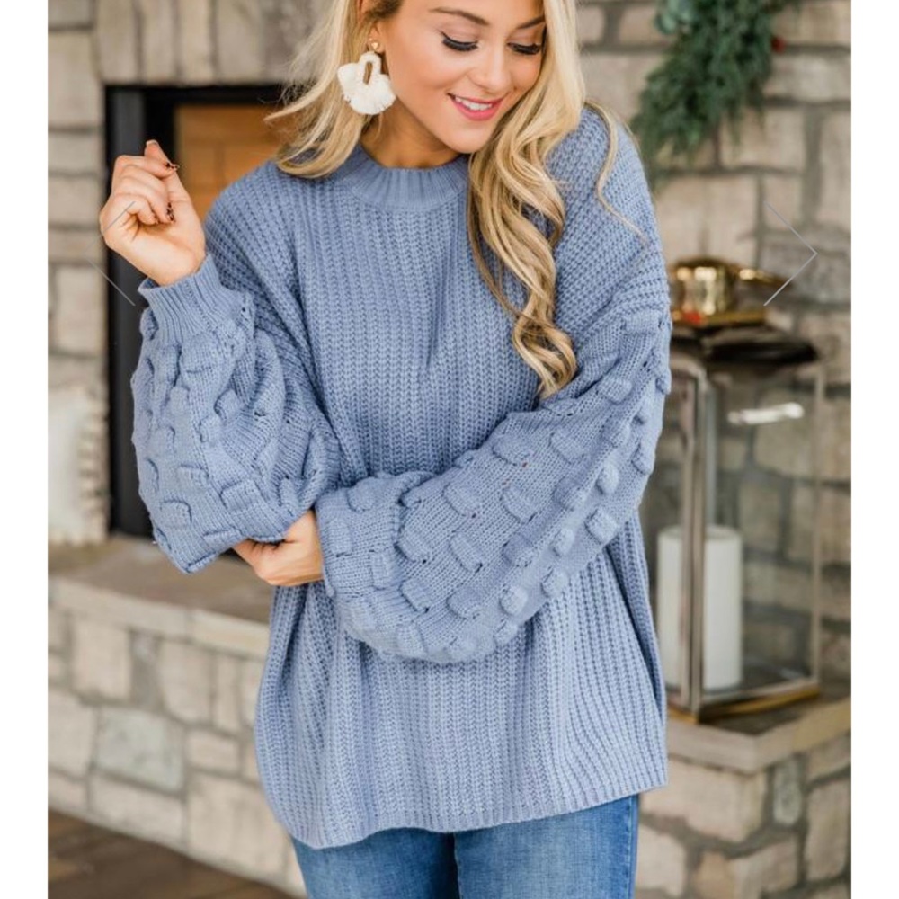 Dusty Blue Sweater